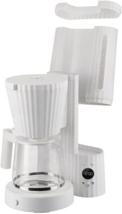 Alessi Filter-koffiezetapparaat Plissé - 1.5 Liter - Grijs - Michele De Lucchi - MDL14 G 9 Alessi Filter-koffiezetapparaat Plissé - 1.5 Liter - Grijs - Michele De Lucchi - MDL14 G -Thuiskeuken 0015 MDL14 W 04 1x1 300dpi 1250pxl 1