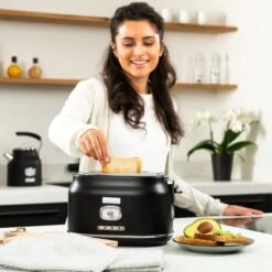 Westinghouse Retro Waterkoker + Broodrooster 2 Sleuven + Blender - Zwart 22 Westinghouse Retro Waterkoker + Broodrooster 2 Sleuven + Blender - Zwart -Thuiskeuken 1200x1200 141