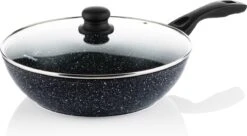 Westinghouse Pannenset Black Marble (Grillpan 28 Cm + Wokpan ø 30 Cm) - Inductie En Alle Andere Warmtebronnen 19 Westinghouse Pannenset Black Marble (Grillpan 28 Cm + Wokpan ø 30 Cm) - Inductie En Alle Andere Warmtebronnen -Thuiskeuken 1200x661 1