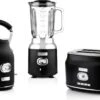 Westinghouse Retro Waterkoker + Broodrooster 2 Sleuven + Blender - Zwart 1 Westinghouse Retro Waterkoker + Broodrooster 2 Sleuven + Blender - Zwart -Thuiskeuken 1200x797