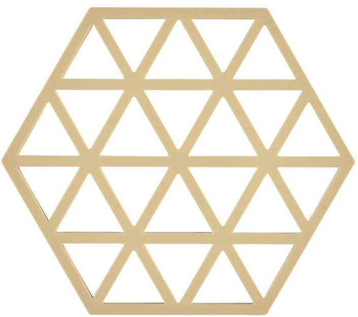 Zone Denmark Pannenonderzetter Triangles - Warm Sand - 16 X 14 Cm 3 Zone Denmark Pannenonderzetter Triangles - Warm Sand - 16 X 14 Cm