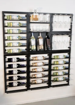 Blackwell Wijnrek - Voor 6 Flessen - Zwart -Thuiskeuken 16 COOK2027 1