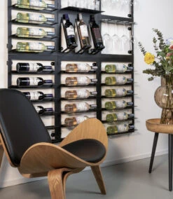 Blackwell Wijnrek - Voor 6 Flessen - Zwart -Thuiskeuken 17 COOK2030 1