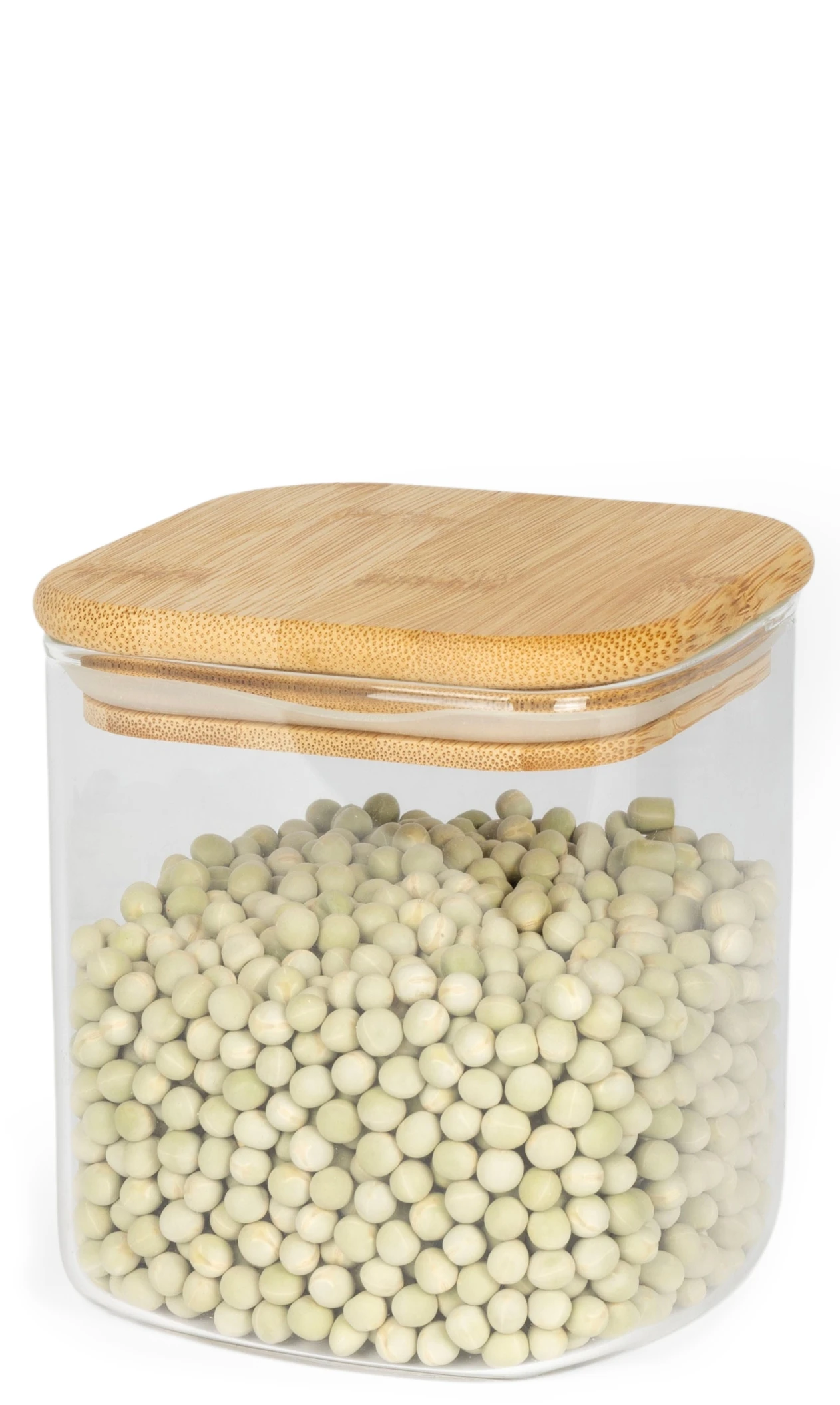 Sareva Voorraadpot - Glas / Bamboe - 800 Ml 3 Sareva Voorraadpot - Glas / Bamboe - 800 Ml