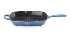 Le Creuset Grillpan Signature - Azure - 26 X 26 Cm - Geëmailleerde Anti-aanbaklaag -Thuiskeuken 20183262200422 alt1