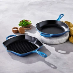 Le Creuset Grillpan Signature - Azure - 26 X 26 Cm - Geëmailleerde Anti-aanbaklaag -Thuiskeuken 20183262200422 alt5