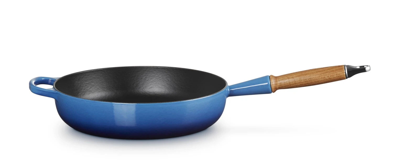 Le Creuset Hapjespan Signature - Azure - ø 28 Cm / 3.6 Liter- Geëmailleerde Anti-aanbaklaag 4 Le Creuset Hapjespan Signature - Azure - ø 28 Cm / 3.6 Liter- Geëmailleerde Anti-aanbaklaag - Afbeelding 2