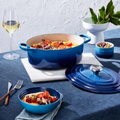 Le Creuset Braadpan Signature - Ovaal - Azure - ø 31 Cm / 6.3 Liter -Thuiskeuken 21178292202430 alt6 1