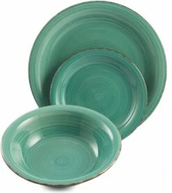 Villa D'Este Serviesset Baita - Colori Caldi - 18-delig / 6 Personen -Thuiskeuken 2171740 e