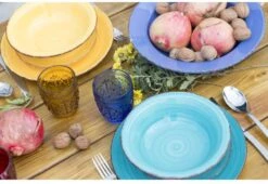 Villa D'Este Serviesset Baita - Colori Caldi - 18-delig / 6 Personen -Thuiskeuken 2171740a