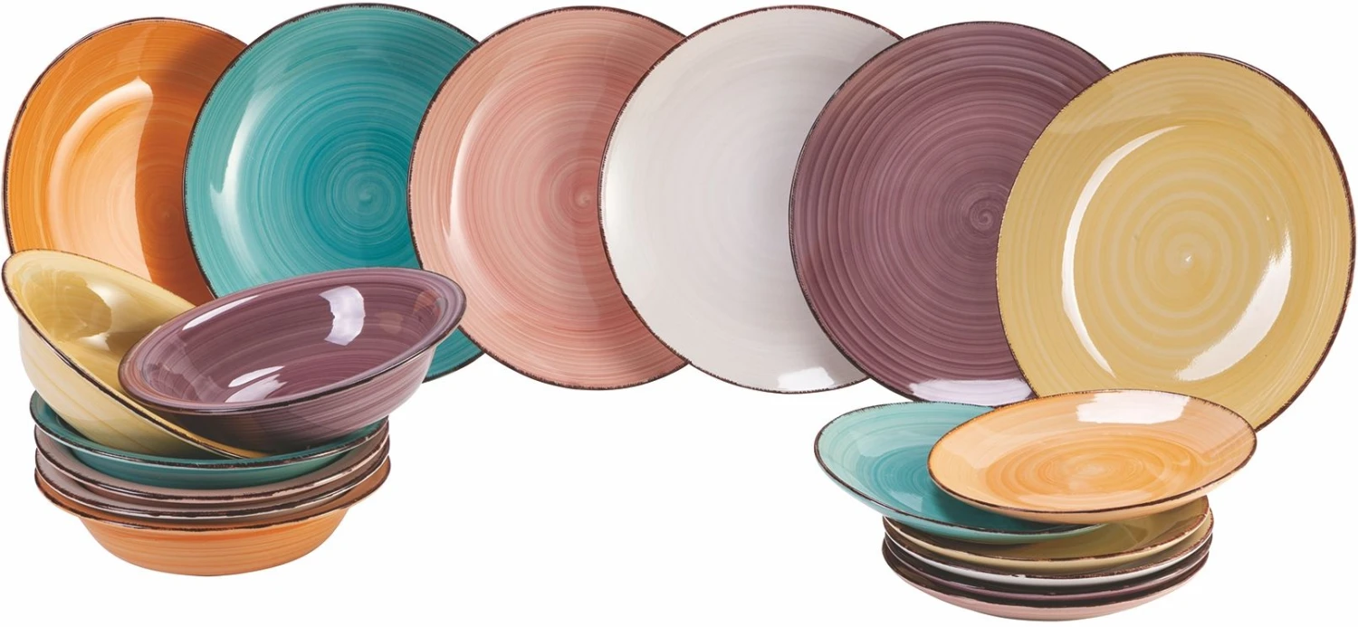 Villa D'Este Serviesset Acquerello - 18-delig / 6 Personen 8 Villa D'Este Serviesset Acquerello - 18-delig / 6 Personen - Afbeelding 6