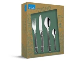 Amefa Bestekset Eclat - Leigrijs - 24-delig / 6 Personen 14 Amefa Bestekset Eclat - Leigrijs - 24-delig / 6 Personen -Thuiskeuken 2294SLTR42C71 4