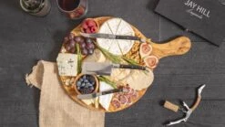 Jay Hill Serveerplank / Pizzaplank Tunea - Olijfhout - ø 30 Cm -Thuiskeuken 25082021 25 3