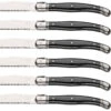 Sareva Steakmessenset Laguiole - Zwart - 6 Stuks 2 Sareva Steakmessenset Laguiole - Zwart - 6 Stuks -Thuiskeuken 26082021 5