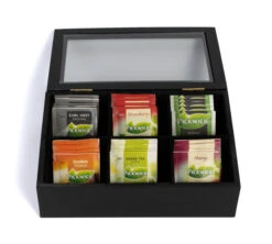Sakura Tea Theedoos - Zwart - 6-vaks - Met Fluweel - 24 X 16 Cm 10 Sakura Tea Theedoos - Zwart - 6-vaks - Met Fluweel - 24 X 16 Cm -Thuiskeuken 3 6 vaks 8