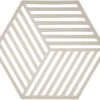 Zone Denmark Pannenonderzetter Hexagon - Warm Grey - 16 X 14 Cm 1 Zone Denmark Pannenonderzetter Hexagon - Warm Grey - 16 X 14 Cm -Thuiskeuken 330136 high