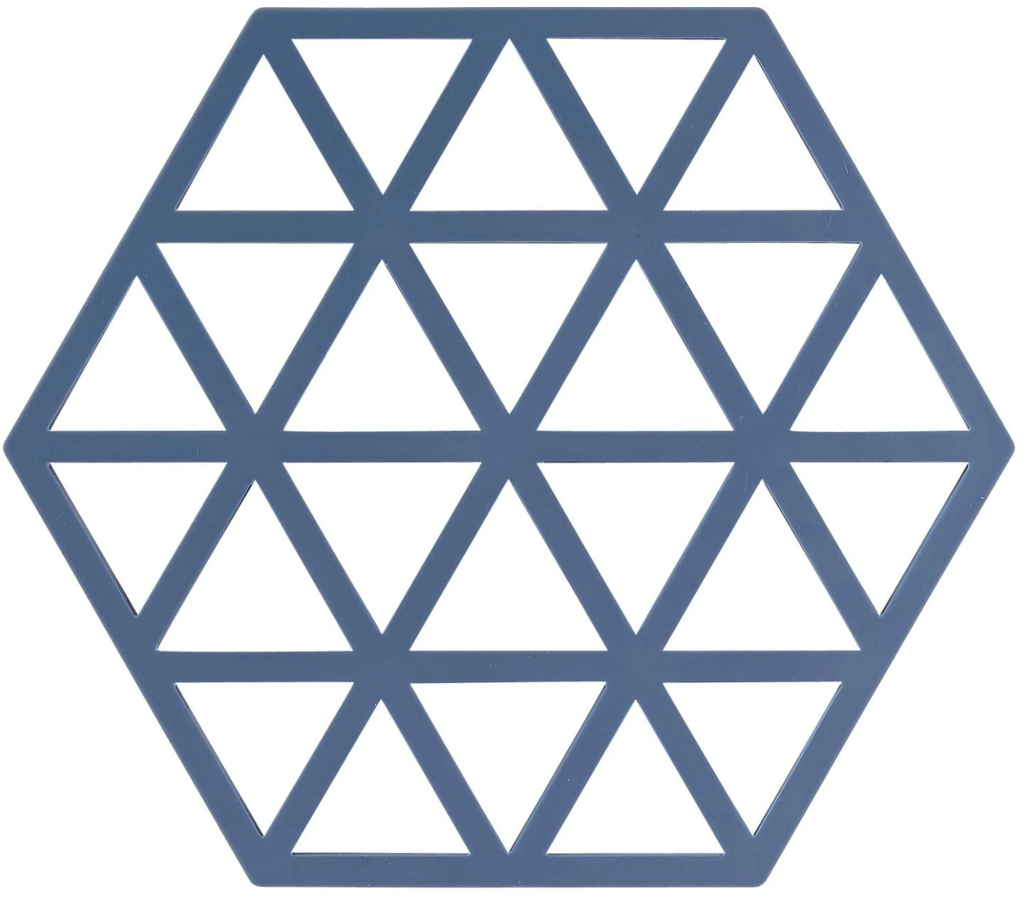 Zone Denmark Pannenonderzetter Triangles - Denim - 16 X 14 Cm 3 Zone Denmark Pannenonderzetter Triangles - Denim - 16 X 14 Cm