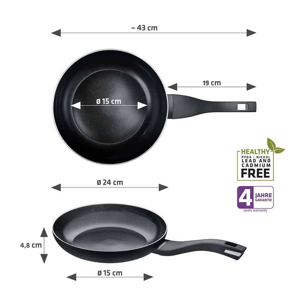 Berndes Koekenpan B.Green - ø 24 Cm - Standaard Anti-aanbaklaag 5 Berndes Koekenpan B.Green - ø 24 Cm - Standaard Anti-aanbaklaag - Afbeelding 3