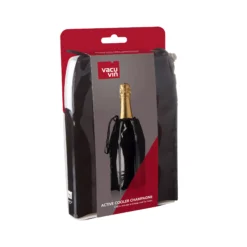 Vacu Vin Champagnekoeler Active Cooler - Sleeve - Zwart -Thuiskeuken 38856606 Active Cooler Champagne Black Pack