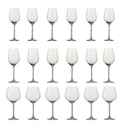 Schott Zwiesel Wijnglazen Fortissimo - Set 18 Delig - Witte En Rode Wijnglazen & Gin Tonic Glazen -Thuiskeuken 4001836085601 schott zwiesel fortissimo detail