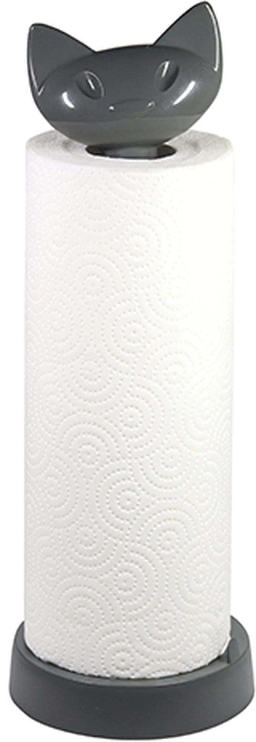 Koziol Keukenrolhouder Miaou Grijs 3 Koziol Keukenrolhouder Miaou Grijs