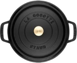 Staub Braadpan / Cocotte - Zwart - ø 26 Cm / 5.2 Liter 12 Staub Braadpan / Cocotte - Zwart - ø 26 Cm / 5.2 Liter -Thuiskeuken 40500 241 0 8 4