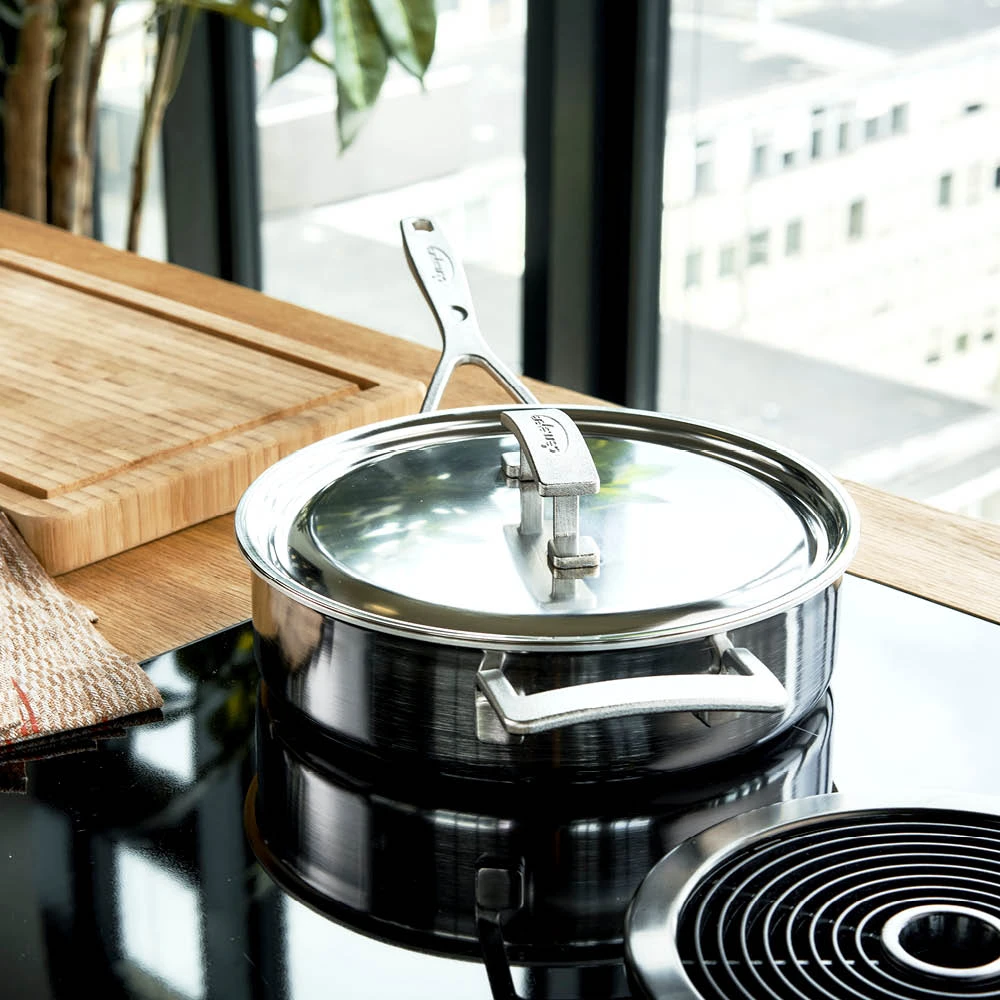 Demeyere Hapjespan Industry 5 - ø 24 Cm / 2.8 Liter + Deksel 5 Demeyere Hapjespan Industry 5 - ø 24 Cm / 2.8 Liter + Deksel - Afbeelding 3