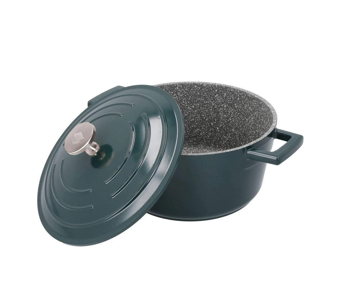 MasterClass Braadpan - Hunter Green - ø 20 Cm / 2.5 Liter - Standaard Anti-aanbaklaag 4 MasterClass Braadpan - Hunter Green - ø 20 Cm / 2.5 Liter - Standaard Anti-aanbaklaag - Afbeelding 2