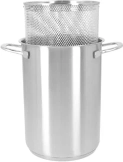 Demeyere Aspergepan / Pastapan Specialties 3 - ø 16 Cm / 4.5 Liter -Thuiskeuken 5412191108161 10816 with insert