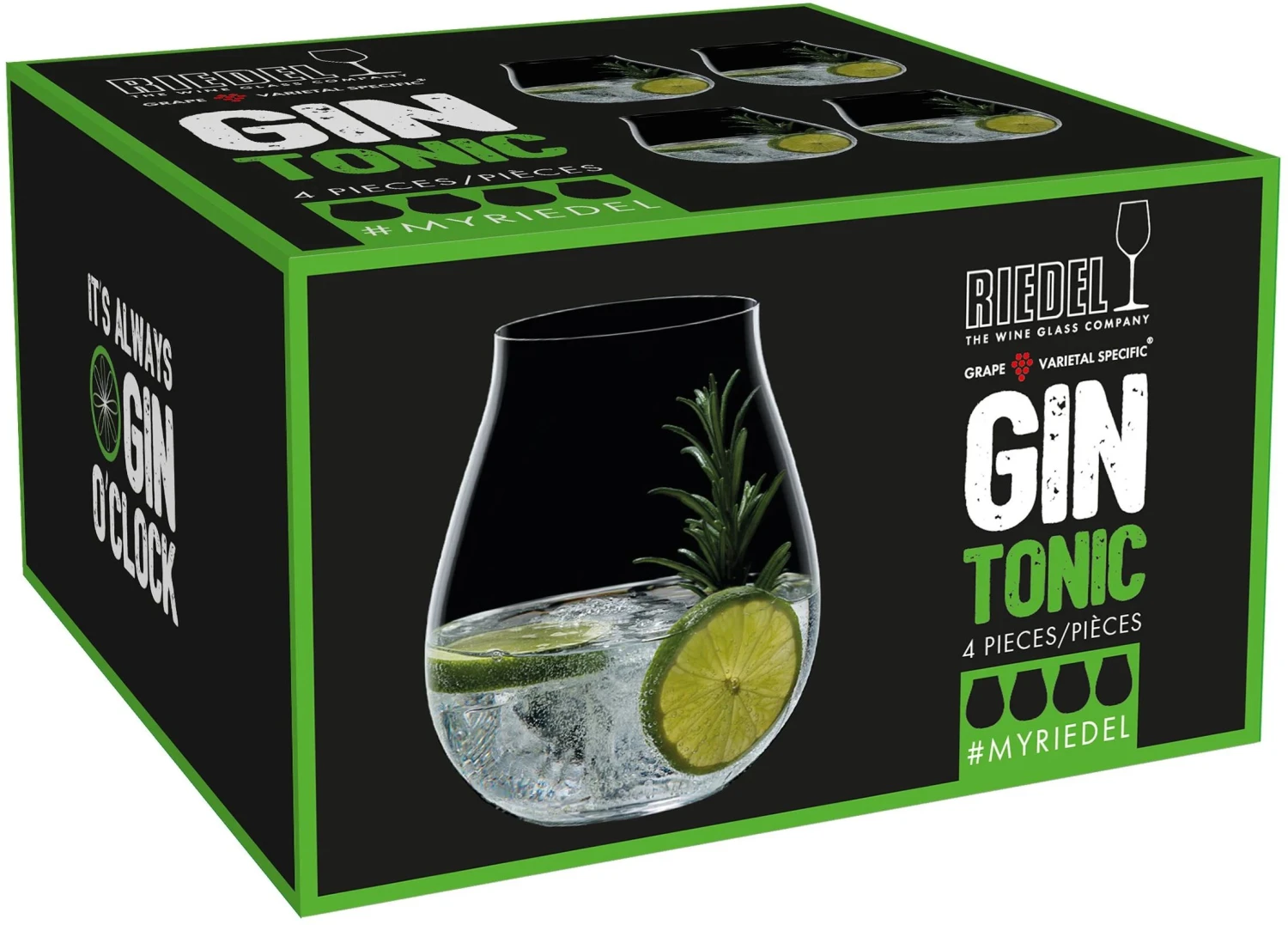 Riedel Gin Tonic Glazen O Wine - 762 Ml - 4 Stuks 7 Riedel Gin Tonic Glazen O Wine - 762 Ml - 4 Stuks - Afbeelding 5