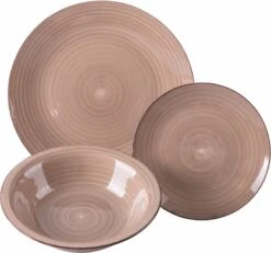 Villa D'Este Serviesset Baita - Chocolate - 18-delig / 6 Personen 18 Villa D'Este Serviesset Baita - Chocolate - 18-delig / 6 Personen -Thuiskeuken 5911819 f