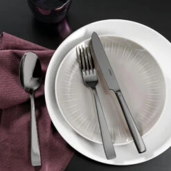 Sambonet Bestekset Flat - Zwart - 30 Delig / 6 Personen -Thuiskeuken 62712BN1 amb01