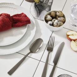 Sambonet Bestekset Flat - Zwart - 30 Delig / 6 Personen -Thuiskeuken 62712BN1 amb02