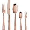 Sambonet Bestekset Flat - Koper - 30 Delig / 6 Personen 2 Sambonet Bestekset Flat - Koper - 30 Delig / 6 Personen -Thuiskeuken 62712CN1