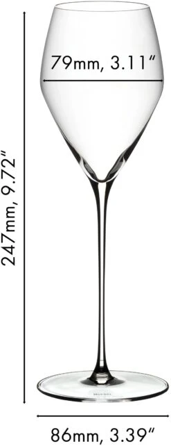 Riedel Champagne Glazen Veloce - 2 Stuks 13 Riedel Champagne Glazen Veloce - 2 Stuks -Thuiskeuken 633000028 dimensions JQSlckBH