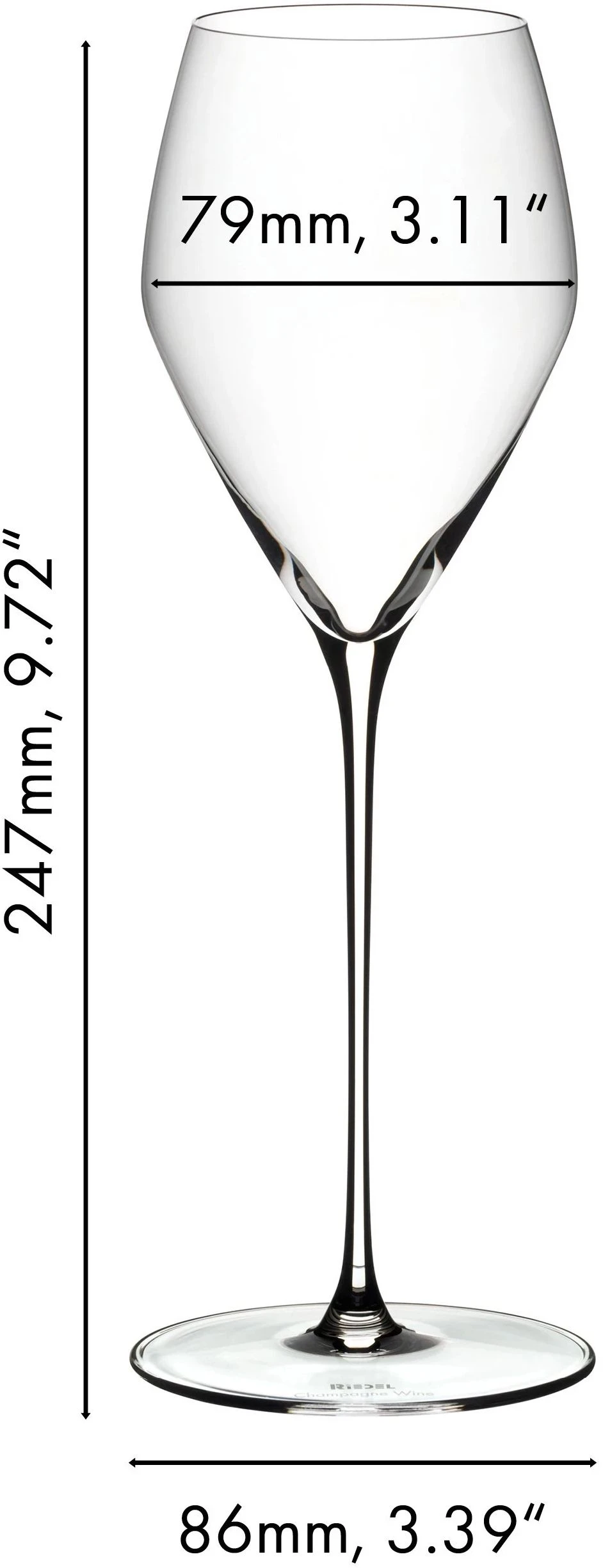 Riedel Champagne Glazen Veloce - 2 Stuks 7 Riedel Champagne Glazen Veloce - 2 Stuks - Afbeelding 5
