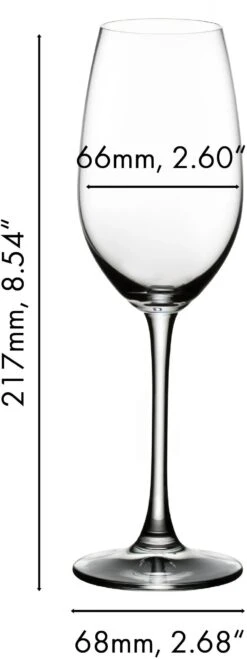 Riedel Champagne Glazen Ouverture - 2 Stuks 9 Riedel Champagne Glazen Ouverture - 2 Stuks -Thuiskeuken 640800048 dimensions VqueIlRL 1