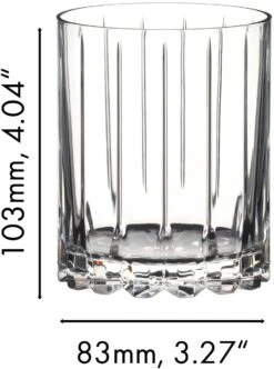 Riedel Whiskey Glazen Double Rocks - 2 Stuks -Thuiskeuken 641700007 dimensions 8HqQ67sn