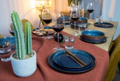 Cosy & Trendy Pizzabord / Onderbord Quintana Blue ø 33 Cm 7 Cosy & Trendy Pizzabord / Onderbord Quintana Blue ø 33 Cm -Thuiskeuken 7 quintana 7 5