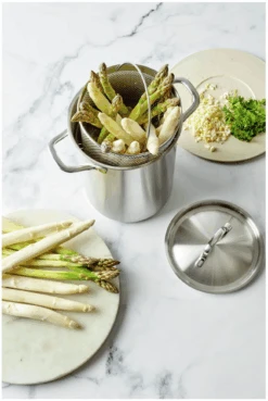 Demeyere Aspergepan / Pastapan Specialties 3 - ø 16 Cm / 4.5 Liter -Thuiskeuken 750065453