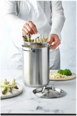Demeyere Aspergepan / Pastapan Specialties 3 - ø 16 Cm / 4.5 Liter -Thuiskeuken 750065454