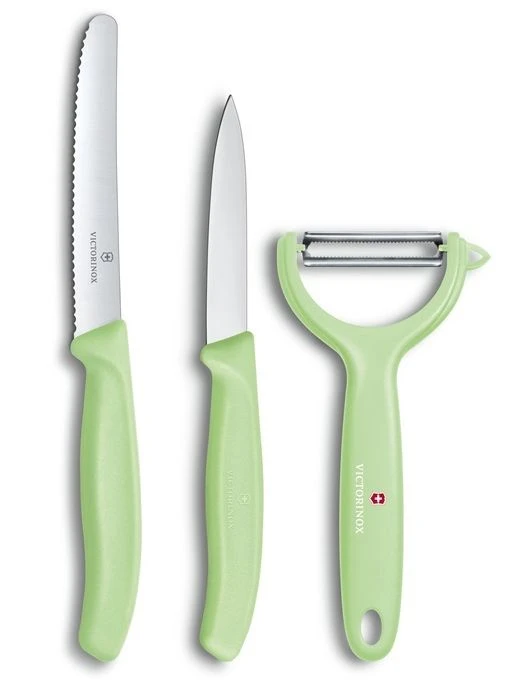 Victorinox Messenset Swiss Classic - Groen - 3-delig 3 Victorinox Messenset Swiss Classic - Groen - 3-delig