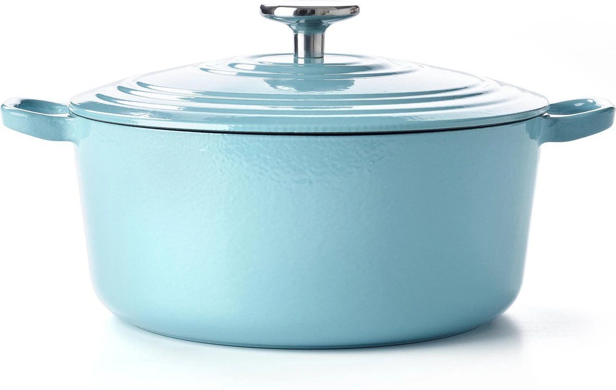 BK Braadpan Bourgogne - Aqua Blue - ø 28 Cm / 6.7 Liter 6 BK Braadpan Bourgogne - Aqua Blue - ø 28 Cm / 6.7 Liter - Afbeelding 4