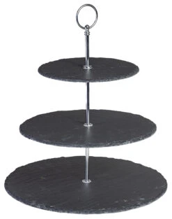 Sareva Etagere / Serveertoren Leisteen 3-Laags 7 Sareva Etagere / Serveertoren Leisteen 3-Laags -Thuiskeuken 8720364452896 3