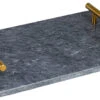 Jay Hill Dienblad - Met Handvatten - Marmer - Grijs - 30 X 20 Cm 1 Jay Hill Dienblad - Met Handvatten - Marmer - Grijs - 30 X 20 Cm -Thuiskeuken 8720364453220
