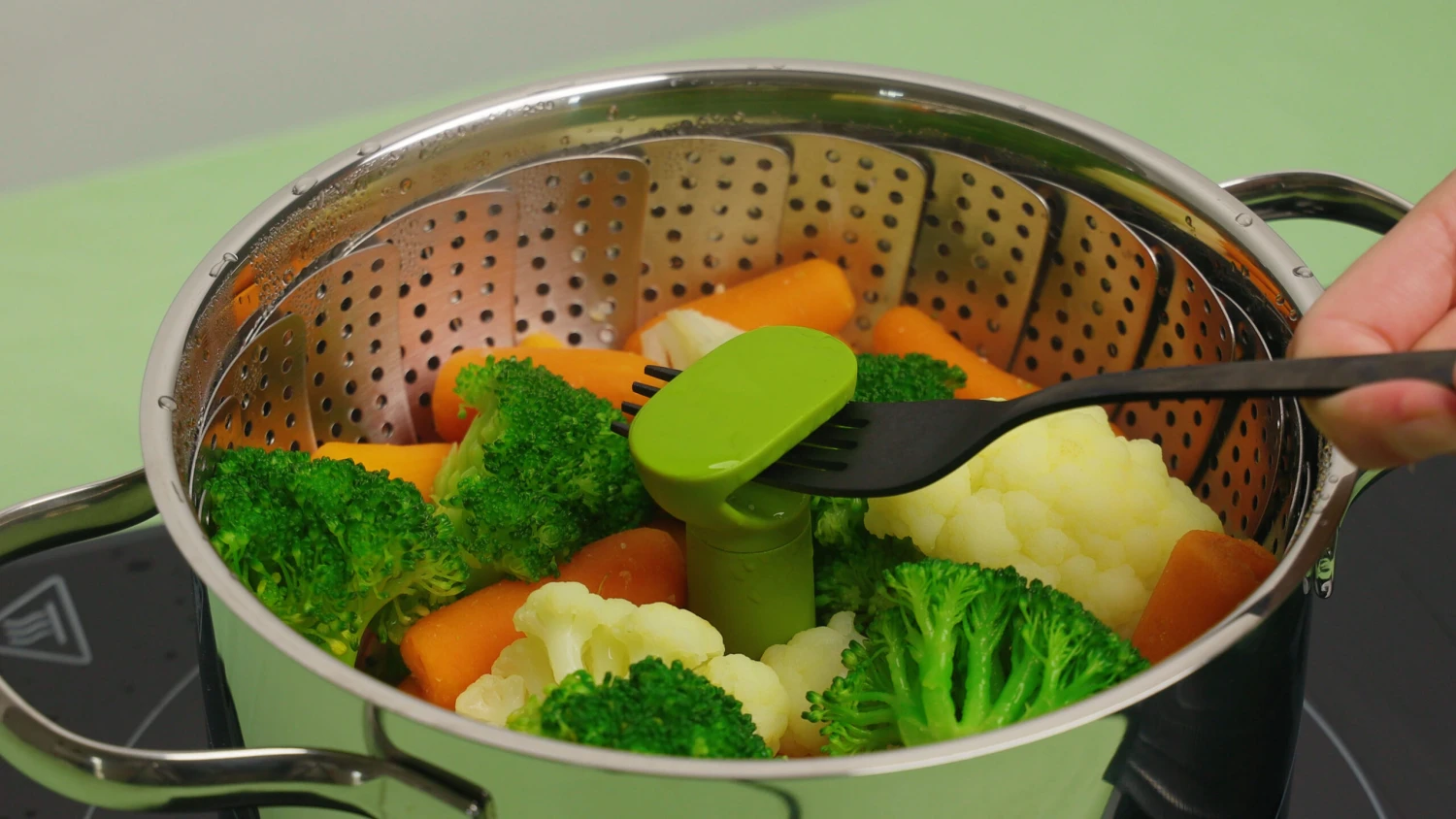 Sareva Stoommandje - RVS - Verstelbaar Van ø 17 - 27 Cm 6 Sareva Stoommandje - RVS - Verstelbaar Van ø 17 - 27 Cm - Afbeelding 4