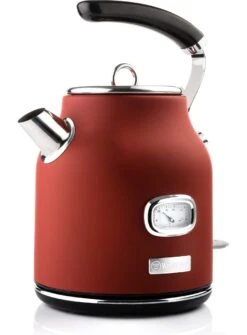 Westinghouse Retro Waterkoker + Broodrooster 4 Sleuven + Staafmixer - Rood -Thuiskeuken 885x1200 6