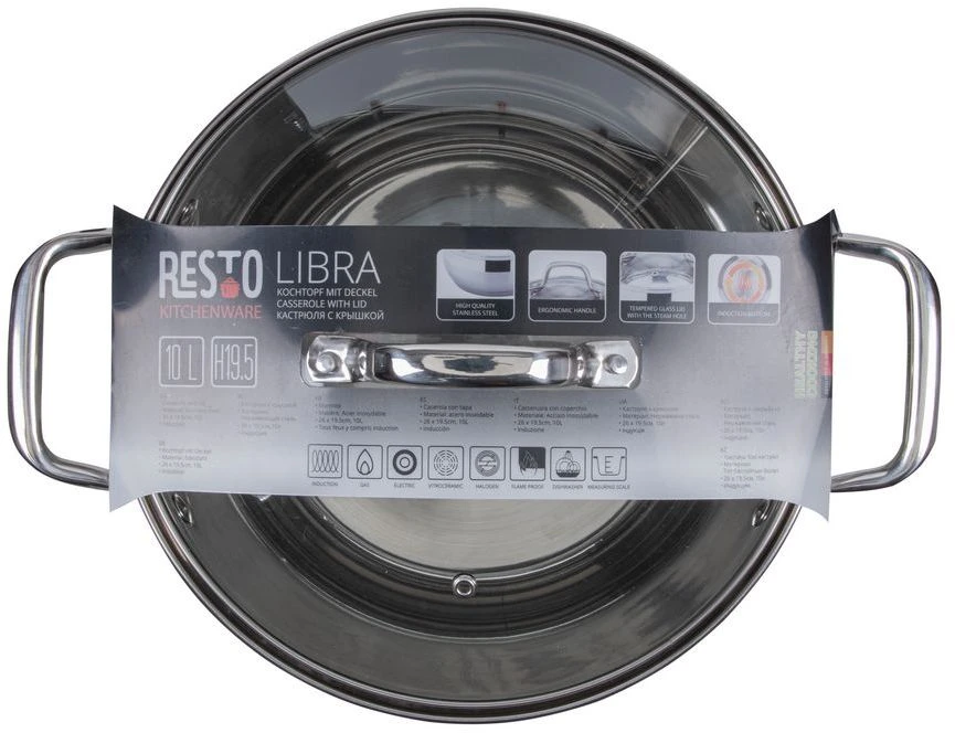 Resto Kitchenware Kookpan / Soeppan Libra - ø 26 Cm / 10 Liter 12 Resto Kitchenware Kookpan / Soeppan Libra - ø 26 Cm / 10 Liter - Afbeelding 10
