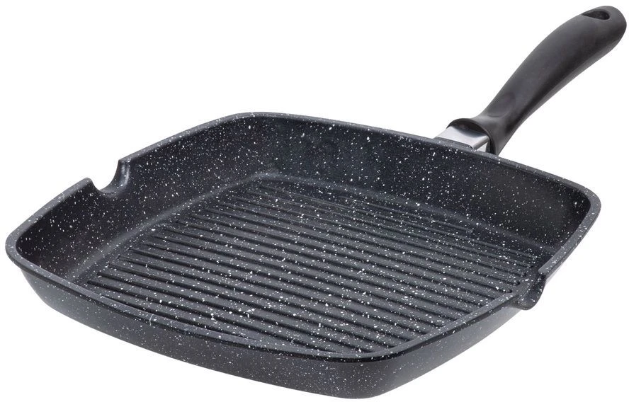Resto Kitchenware Grillpan Meridiana - 28 X 28 Cm - Standaard Anti-aanbaklaag 3 Resto Kitchenware Grillpan Meridiana - 28 X 28 Cm - Standaard Anti-aanbaklaag