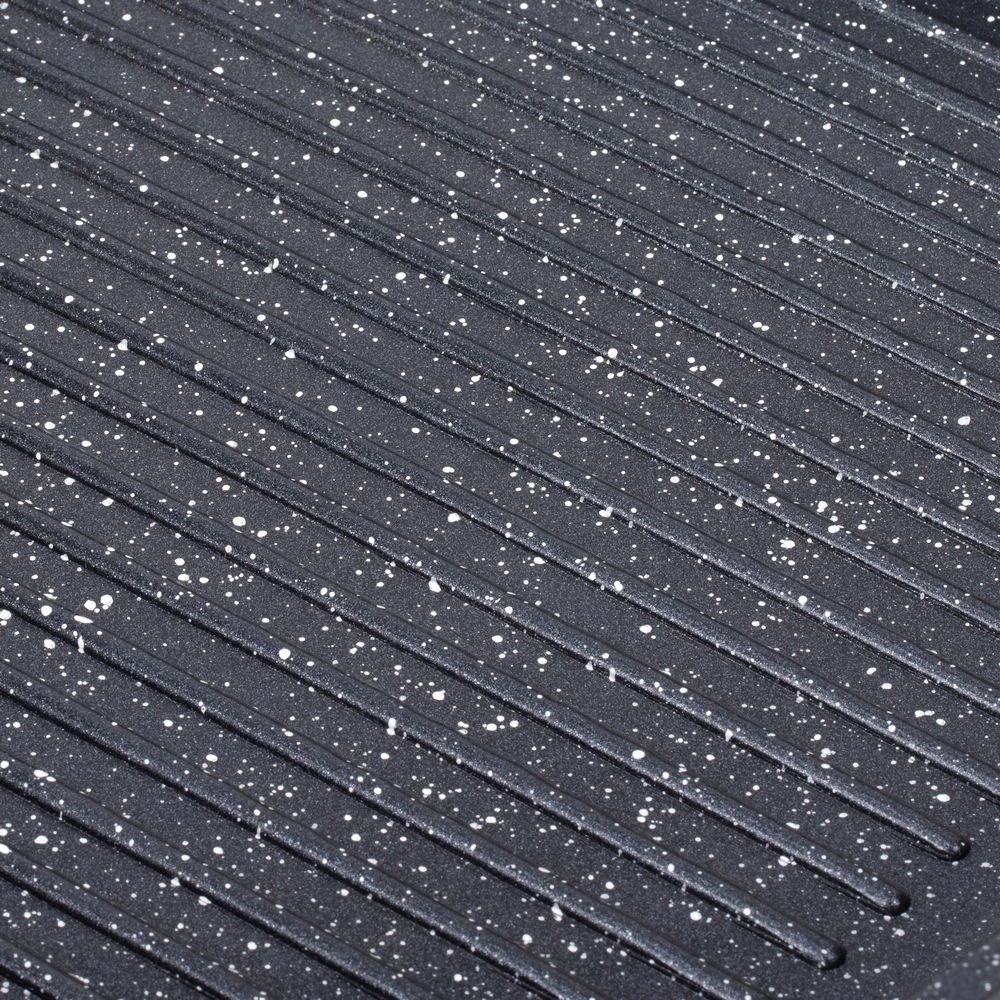 Resto Kitchenware Grillpan Meridiana - 28 X 28 Cm - Standaard Anti-aanbaklaag 5 Resto Kitchenware Grillpan Meridiana - 28 X 28 Cm - Standaard Anti-aanbaklaag - Afbeelding 3